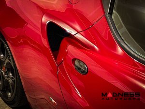 Alfa Romeo 4C Carbon Fiber Exterior Door Handle Trim Set